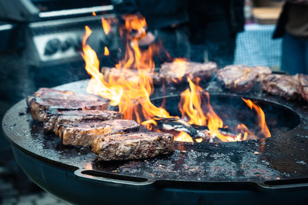 Fleisch auf dem Grill